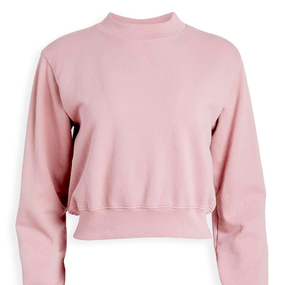 COTTON CITIZEN Milan Crew Sweatshirt in Pink